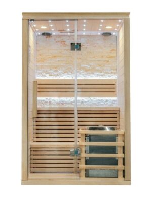 CenturaHeat Double Bench Traditional Steam Indoor Sauna | Pro-Line Direct